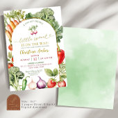 小さな芽が出るよ！ベイビーシャワー 招待状