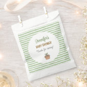 小さな芽が出る フェイバーバッグ (クリップ留めされた状態)