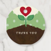 小さな芽が赤ちゃんのシャワーを途中にある フェイバータグ (裏面)