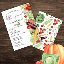 小さな芽が途中で水の色の赤ちゃんシャワー