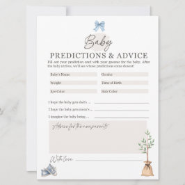 小さな芽の赤ちゃんシャワーゲーム シーズンカード