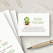 小さな芽の赤ちゃんシャワー エンクロージャーカード