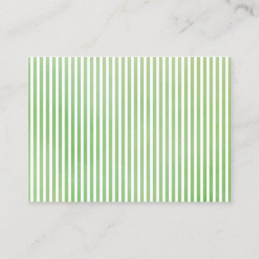 小さな芽の赤ちゃんシャワー エンクロージャーカード (裏面)