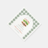 小さな芽の赤ちゃんシャワー スタンダードカクテルナプキン (角)