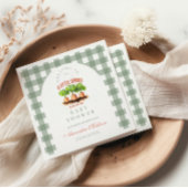 小さな芽の赤ちゃんシャワー スタンダードカクテルナプキン