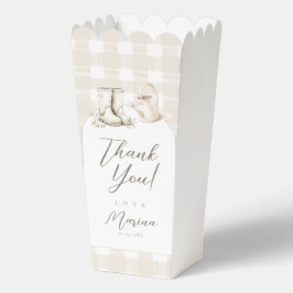 小さな芽の赤ちゃんシャワー フェイバーボックス