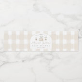 小さな芽の赤ちゃんシャワー ペットボトルラベル (シングルラベル)