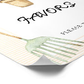 小さな芽の赤ん坊のシャワーの好意 ポスター (角)