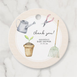 小さな芽の赤ん感謝していだシャワー フェイバータグ