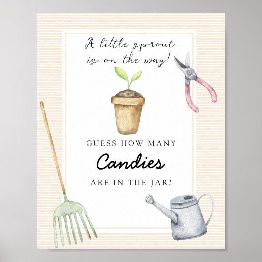 小さな芽 – キャンディーの数を推測 ポスター (正面)