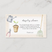 小さな芽 – シャワーカードを表示 エンクロージャーカード (正面)