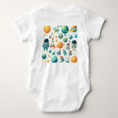 「小さな英雄」 ベビーボディスーツ (裏面)