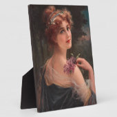 小さな薄紫の女 フォトプラーク (側面)