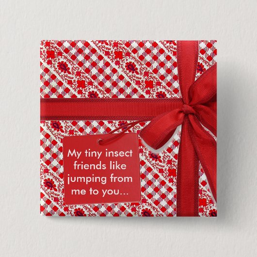 小さな虫の仲間… 缶バッジ (正面)