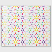 小さな虹の点々 ラッピングペーパー (フラット)