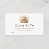 小さな蜂蜜がやってくる！おむつくじ券 エンクロージャーカード (正面)