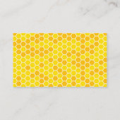 小さな蜂蜜の方法ミツバチの赤ちゃんシャワーおむつラッフル エンクロージャーカード (裏面)