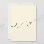 小さな蜂蜜の赤ん坊のシャワーの教育 招待状 (裏面)