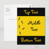 小さな蜂 ポストカード (正面/裏面)