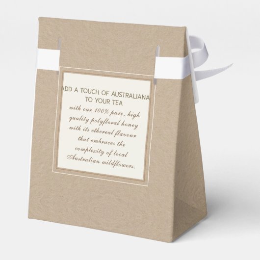 小さな蜜蝋キャンドル用のミニアピールプロダクトボックス フェイバーボックス (裏面サイド)