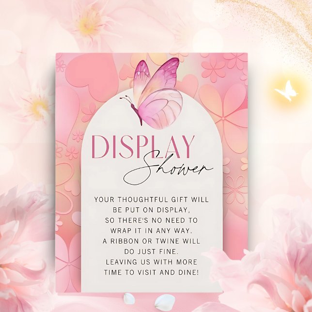 小さな蝶が赤ちゃんシャワーを表示している (クリエイターアップロード済み)