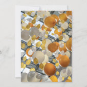 小さな蝶が、彼女のベビーシャワーに向かっている 招待状 (裏面)