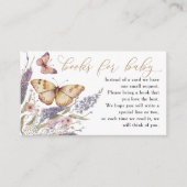 小さな蝶の本ベビー囲いカード エンクロージャーカード (正面)