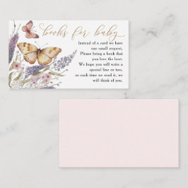 小さな蝶の本ベビー囲いカード エンクロージャーカード