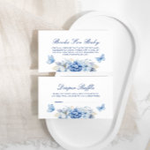 小さな蝶の本男の赤ちゃん赤ちゃんシャワー エンクロージャーカード