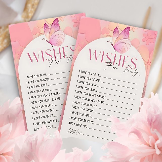 小さな蝶の赤ちゃんシャワーがベビーを願う (クリエイターアップロード済み)