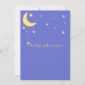 小さな蝶の赤ちゃんシャワーと可愛い象 招待状 (裏面)