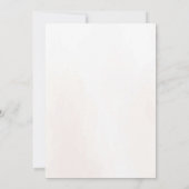 小さな蝶の赤ちゃんシャワー招待状 セーブザデート (裏面)