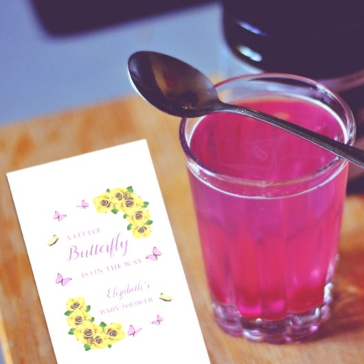 小さな蝶の赤ちゃんシャワー