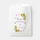 小さな蝶の赤ちゃんシャワー フェイバーバッグ (正面)