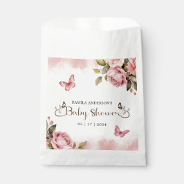 小さな蝶の赤ちゃんシャワー フェイバーバッグ