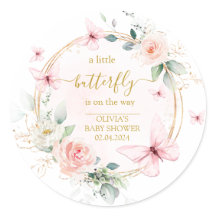 小さな蝶の赤ちゃんシャワー