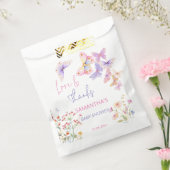 小さな蝶の野生の花の赤ん感謝していだシャワー フェイバーバッグ (封をした状態)