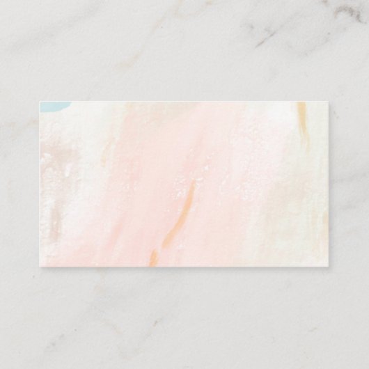 小さな蝶パステルお洒落赤ちゃんシャワー エンクロージャーカード (裏面)