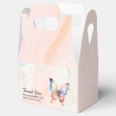 小さな蝶パステルお洒落赤ちゃんシャワー フェイバーボックス (オープン)