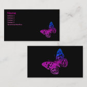 小さな蝶 名刺 (正面/裏面)
