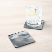 小さな衛星は地球の一部の上を公転する。 コースター (右側)