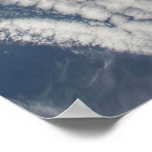 小さな衛星は地球の一部の上を公転する。 ポスター (角)