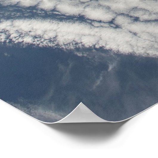 小さな衛星は地球の一部の上を公転する。 ポスター (角)