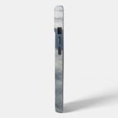 小さな衛星は地球の一部の上を公転する。 Case-Mate iPhoneケース (裏面 / 左)