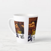 小さな表現形式のマグカップ カフェラテマグ (左アングル)