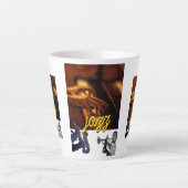 小さな表現形式のマグカップ カフェラテマグ (正面)