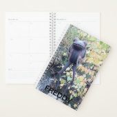 小さな観賞用のカエルの像。 プランナー手帳 (ディスプレー)