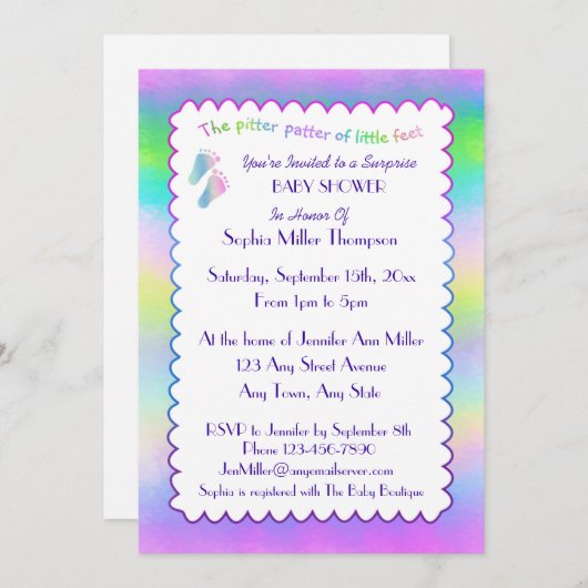 小さな解剖 招待状 (正面/裏面)