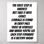 小さな詩を感動的始める勇気 ポスター (正面)