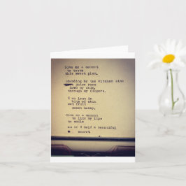 小さな詩 カード